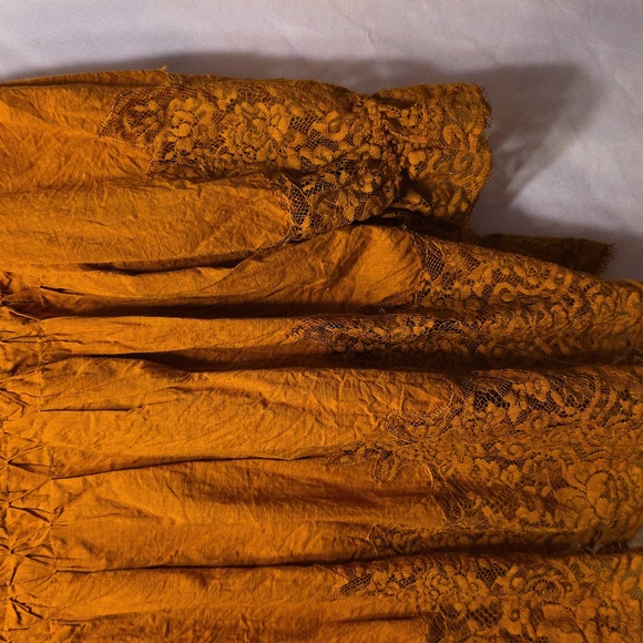 Anthropologie Terracotta Blouse with Button Accents Womens Size XS (Katie #20) - Picture 6 of 8